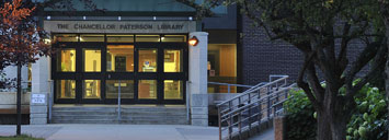 Libary at night, Thunder Bay