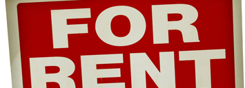"for rent" signage
