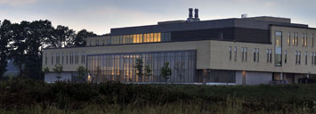 Orillia Campus early in the morning