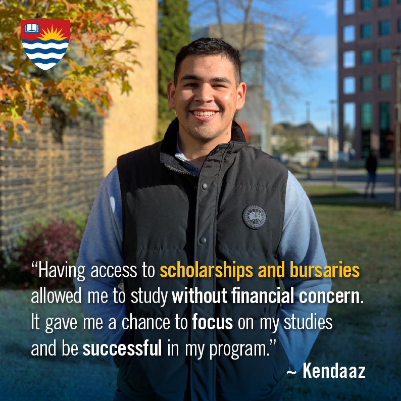 Having access to scholarships and bursaries allowed me to study without financial concern.
