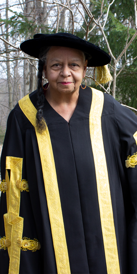 Photo of Chancellor Rita Shelton Deverell in official garb
