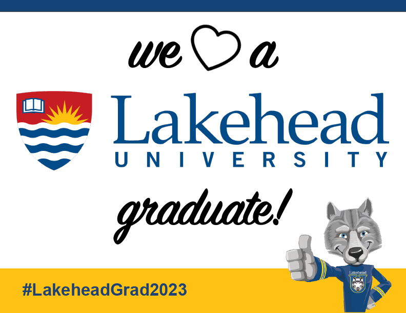 we heart a Lakehead University graduate
