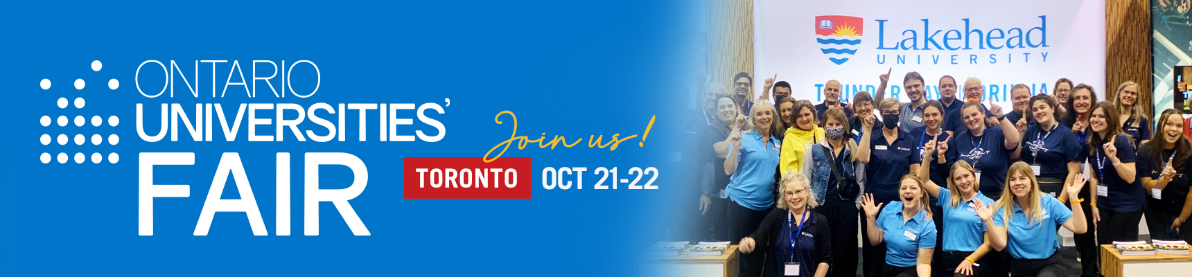 Ontario Universities Fair - Toronto Oct 21-22