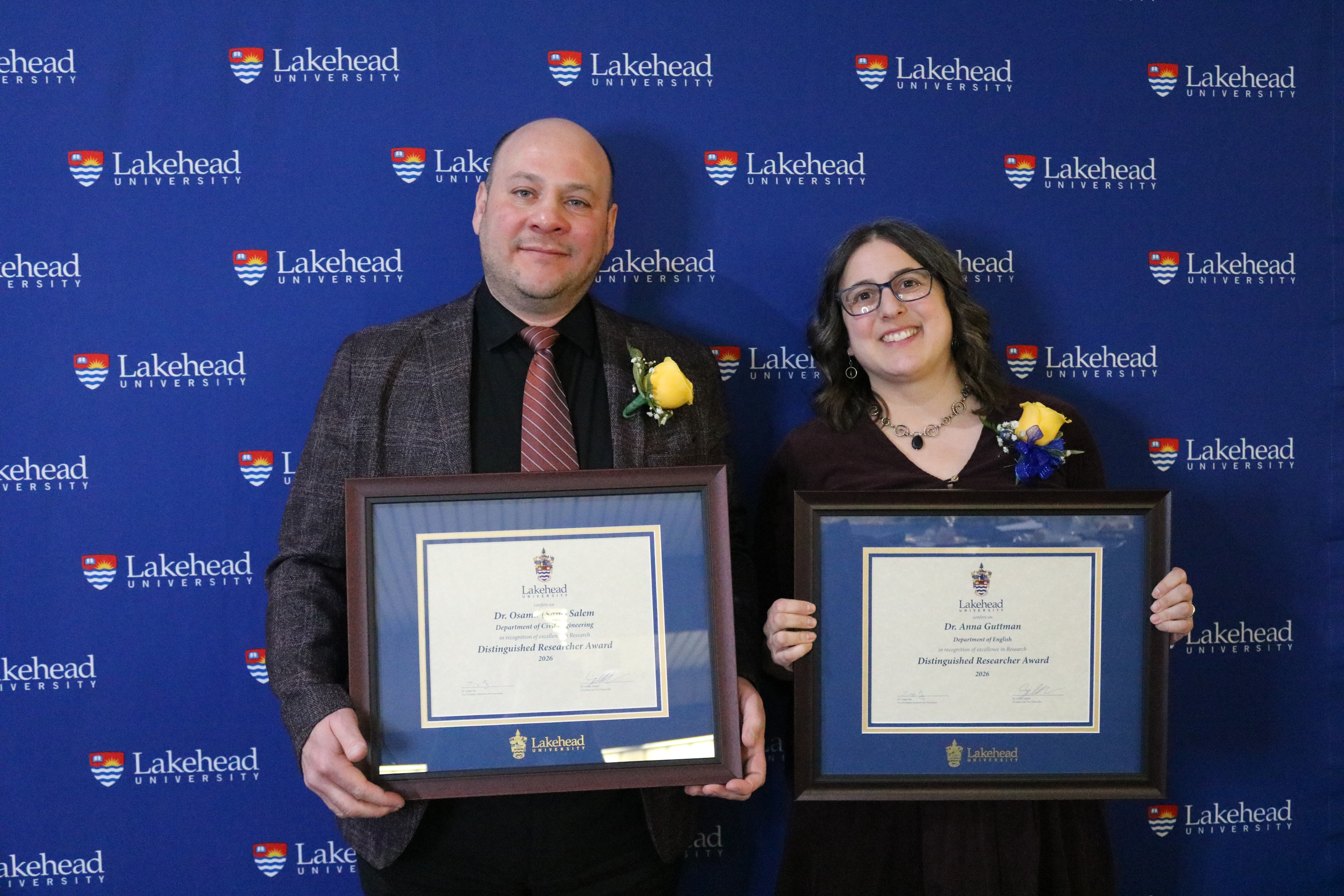 Dr. Sam Salem and Dr. Anna Guttman