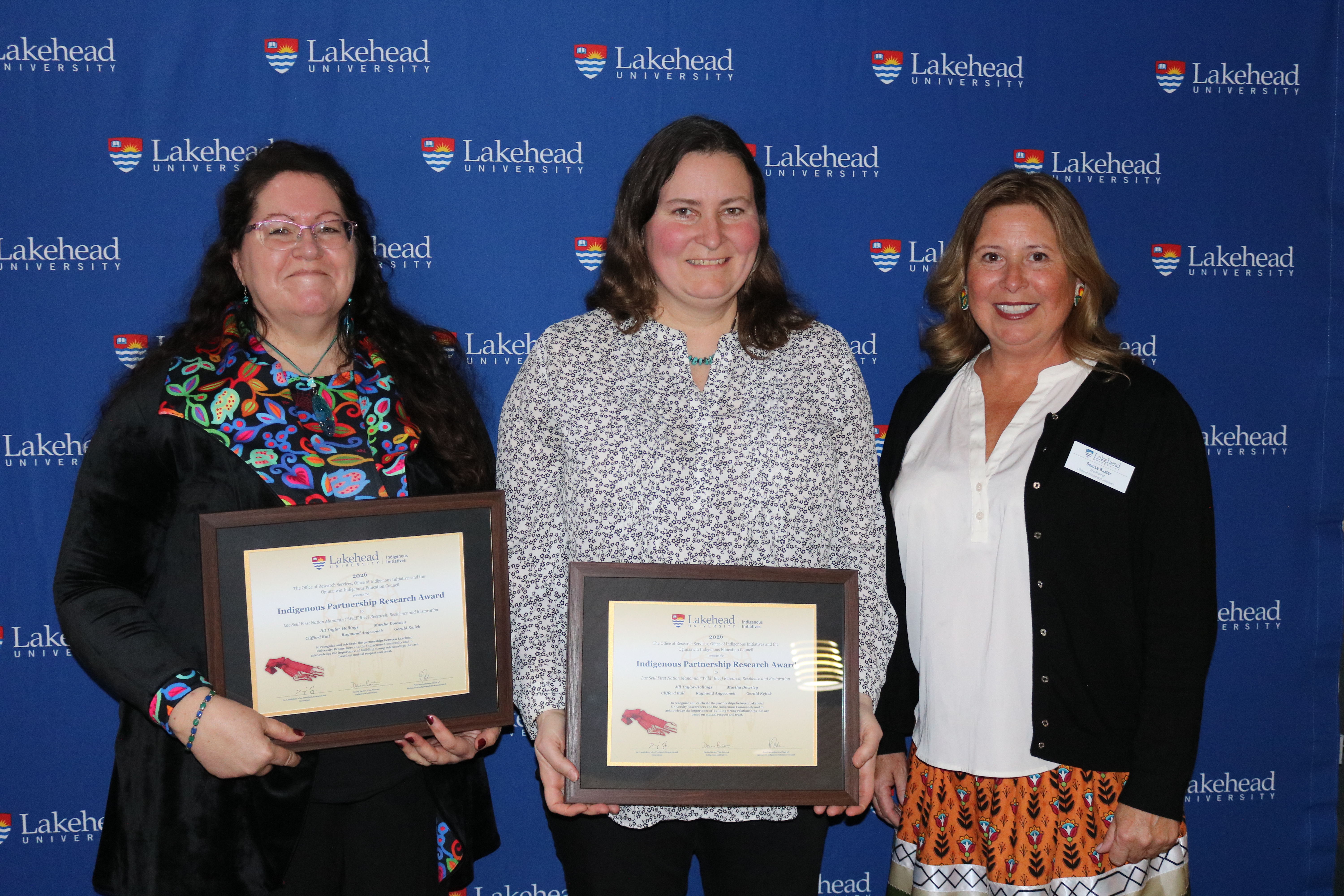 Indigenous Research Partnership Award Winners