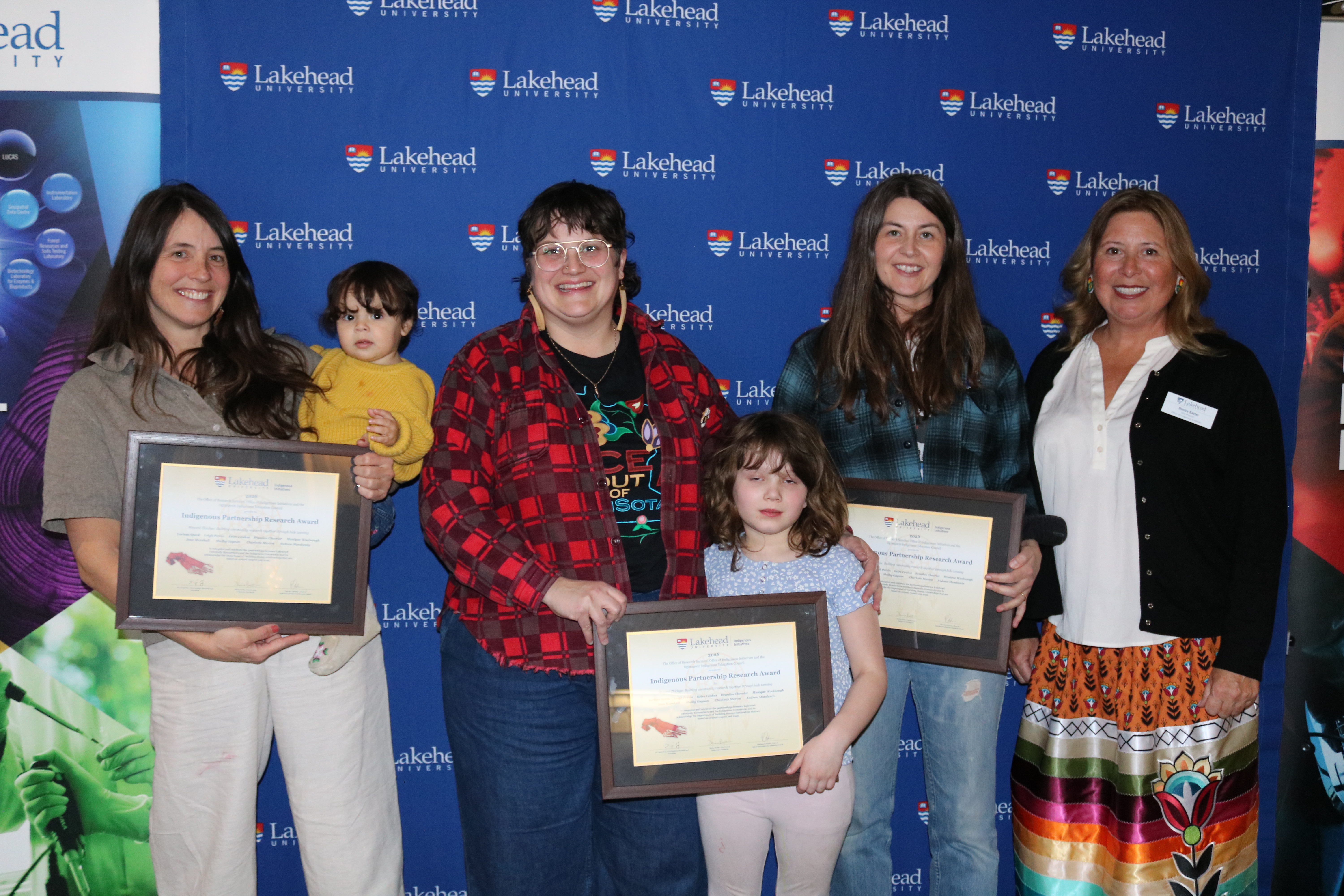 Indigenous Partnership Research Award winners
