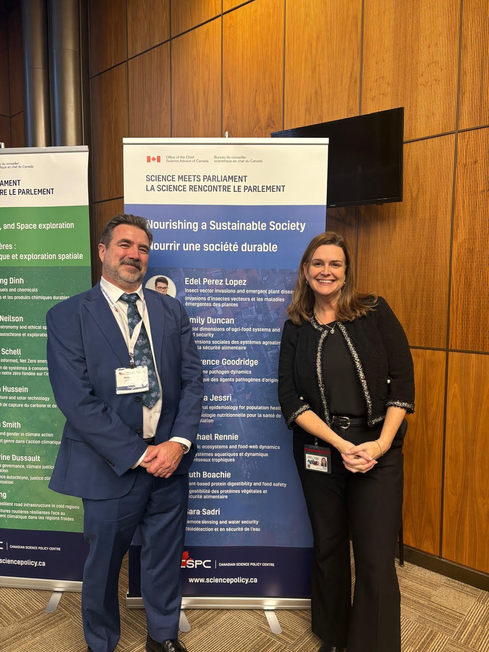 Dr. Michael Rennie and Jennifer McKelvie