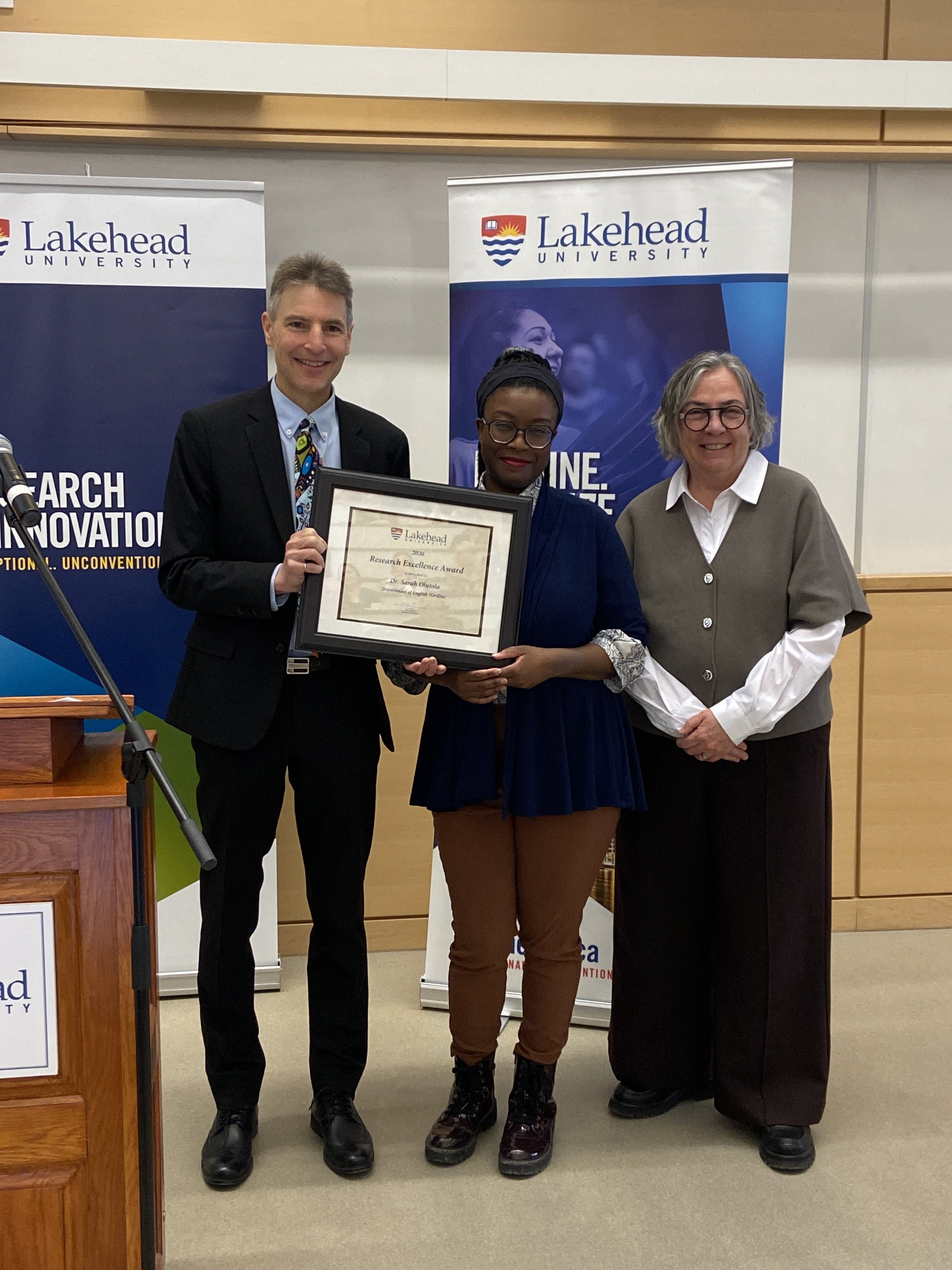 Research Excellence Award - Orillia