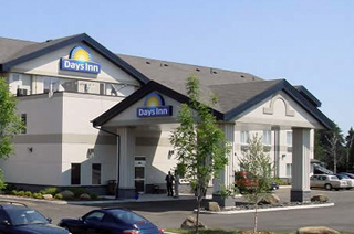 Outside view of the Days Inn North.