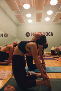 Inside the Modo Yoga classroom