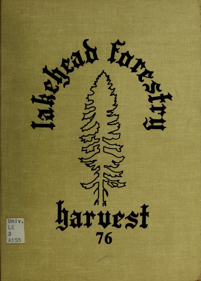 Lakehead University Yearbook Cover from 1976