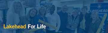 Lakehead for Life banner