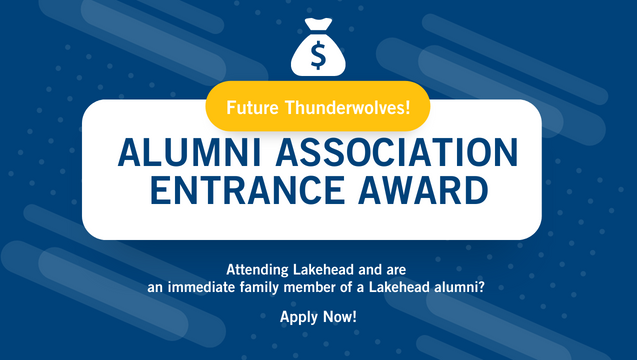 Alumni Entrance Award graphic