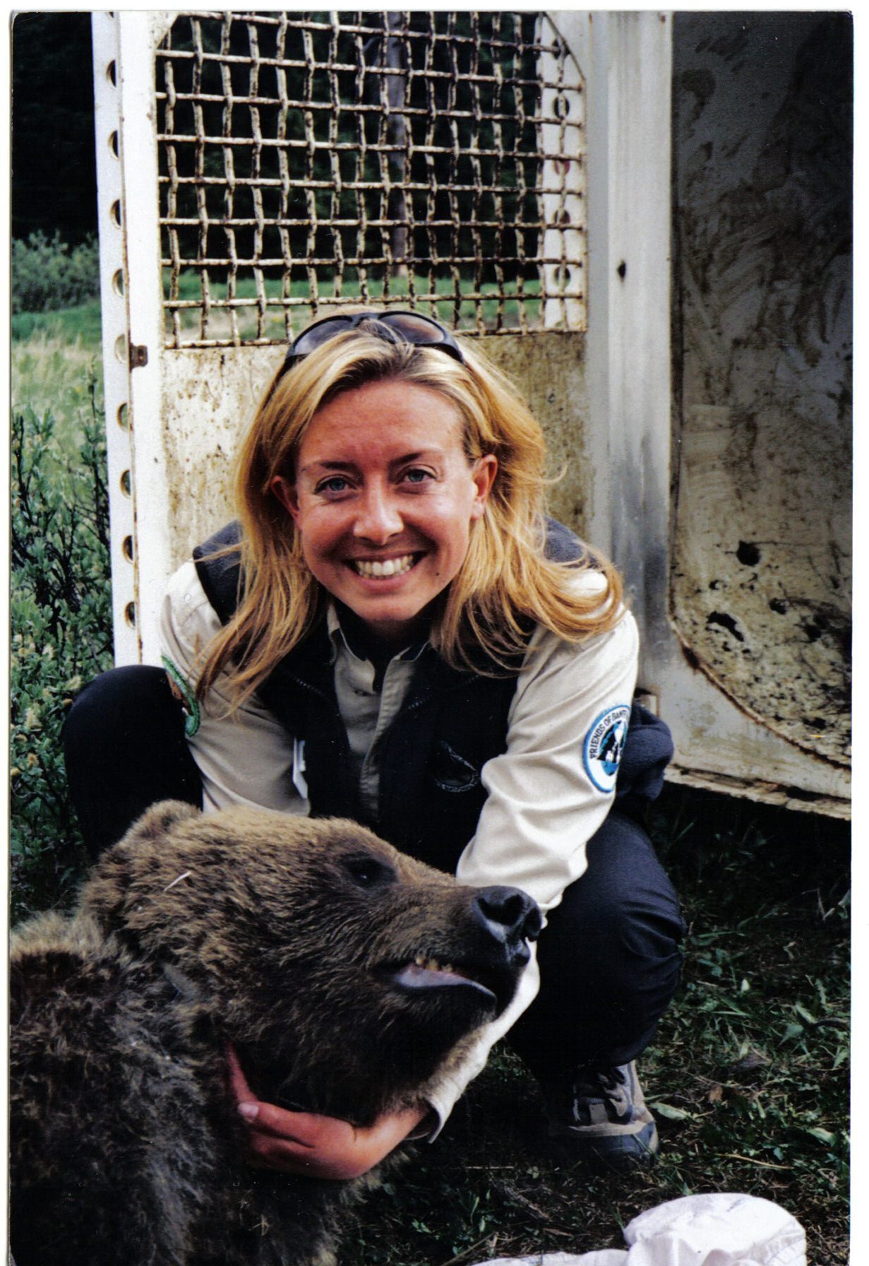 After earning her outdoor recreation and history degrees, Kim completed a Bachelor of Education in 2005. “I encourage people to follow their passion to a career that is satisfying and makes the world a better place.” In this photo Kim helps relocate a grizzly.