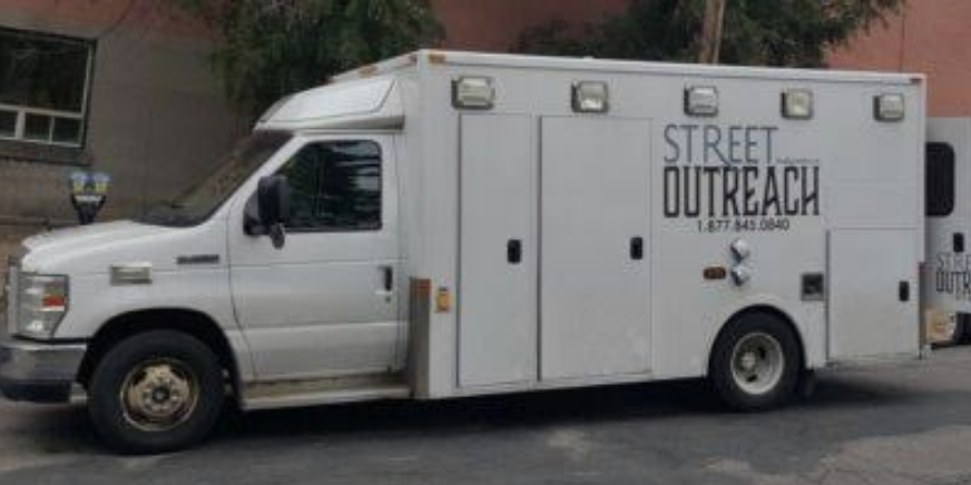 David Busby Centre's outreach van