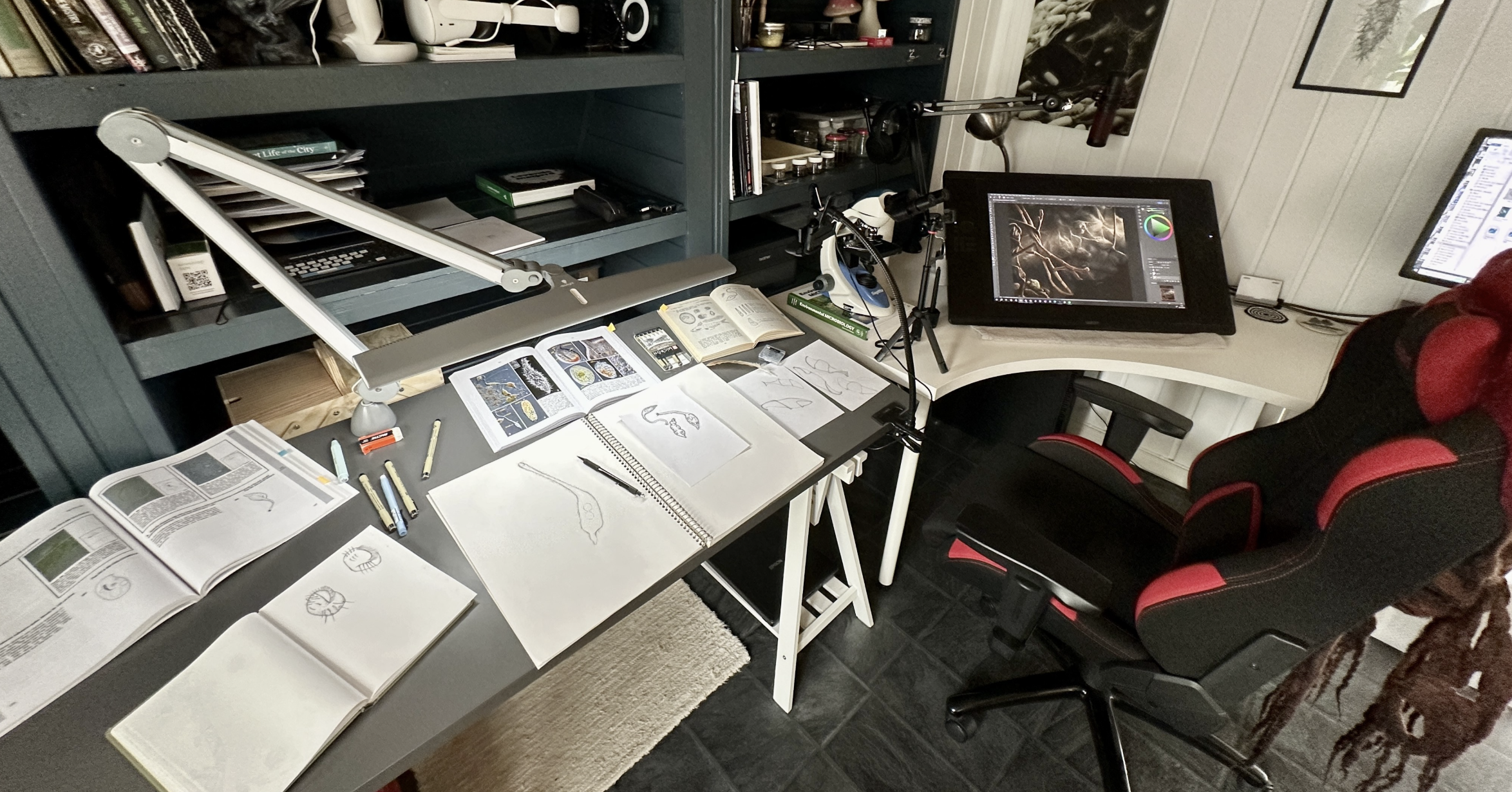 Kate Solbakk art studio