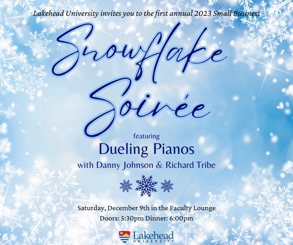 Small Business Holiday Dinner Buffet Poster