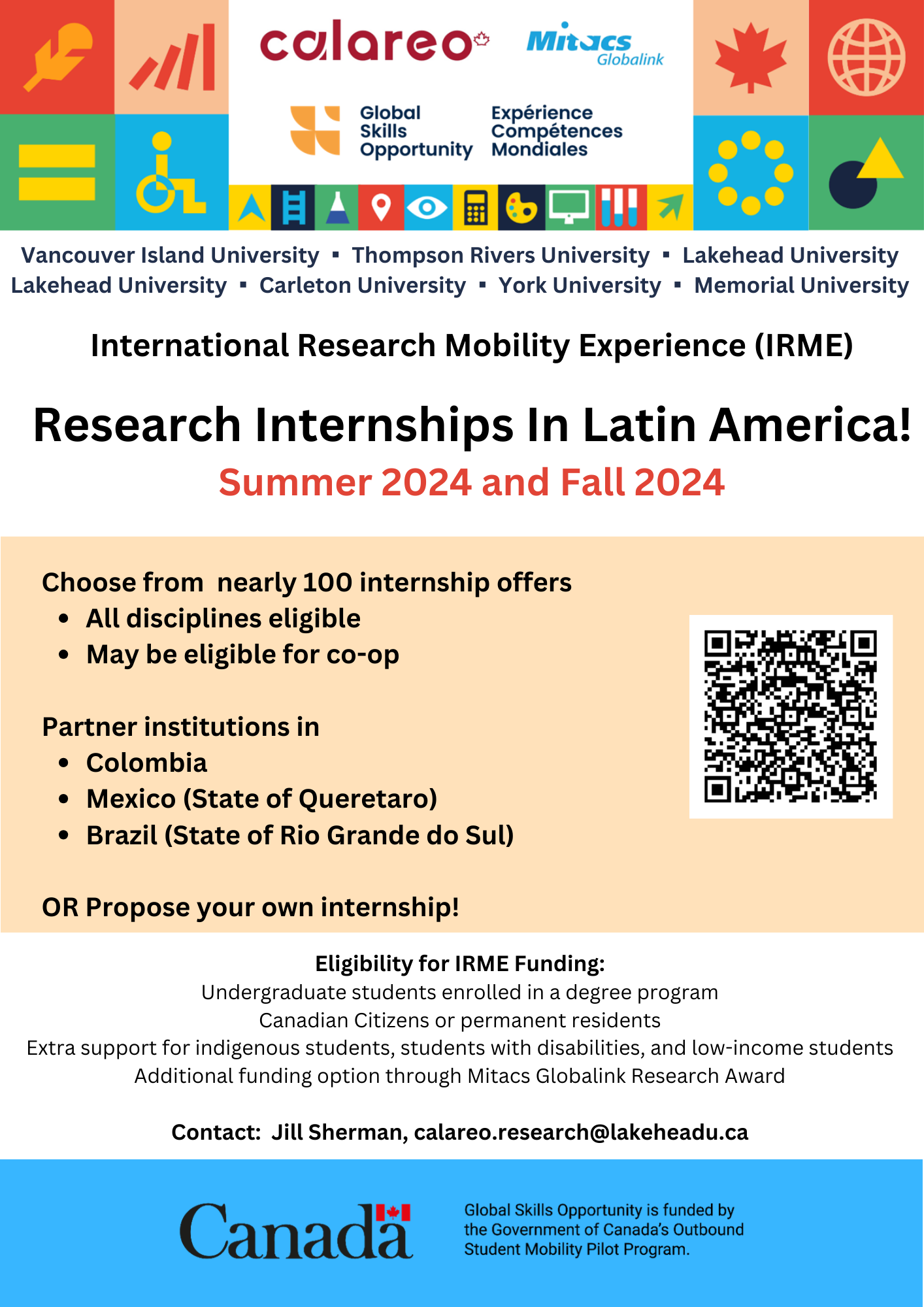 Research internships in Latin America