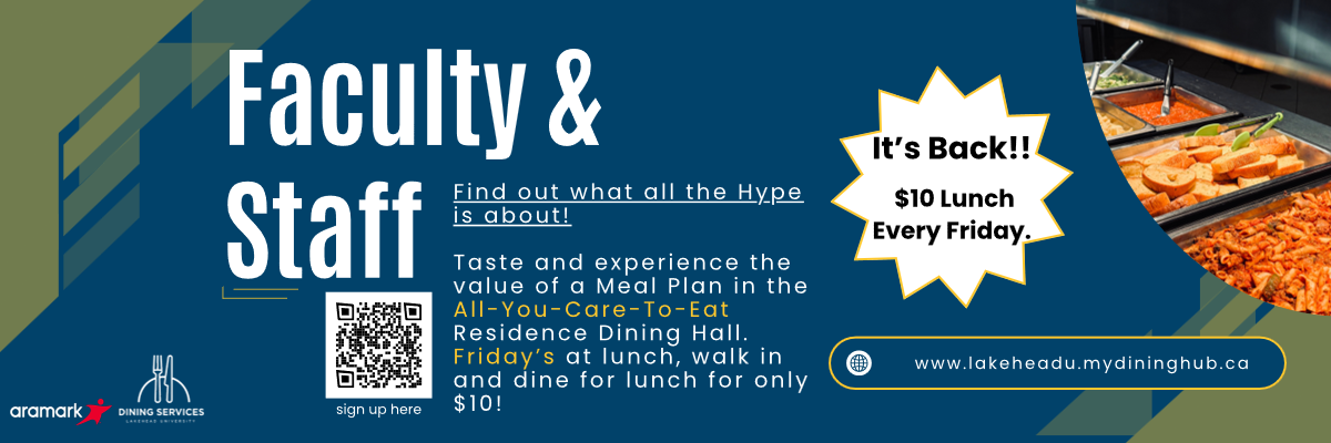Faculty and staff meal plans