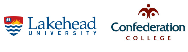 Lakehead University and Confederation College logos