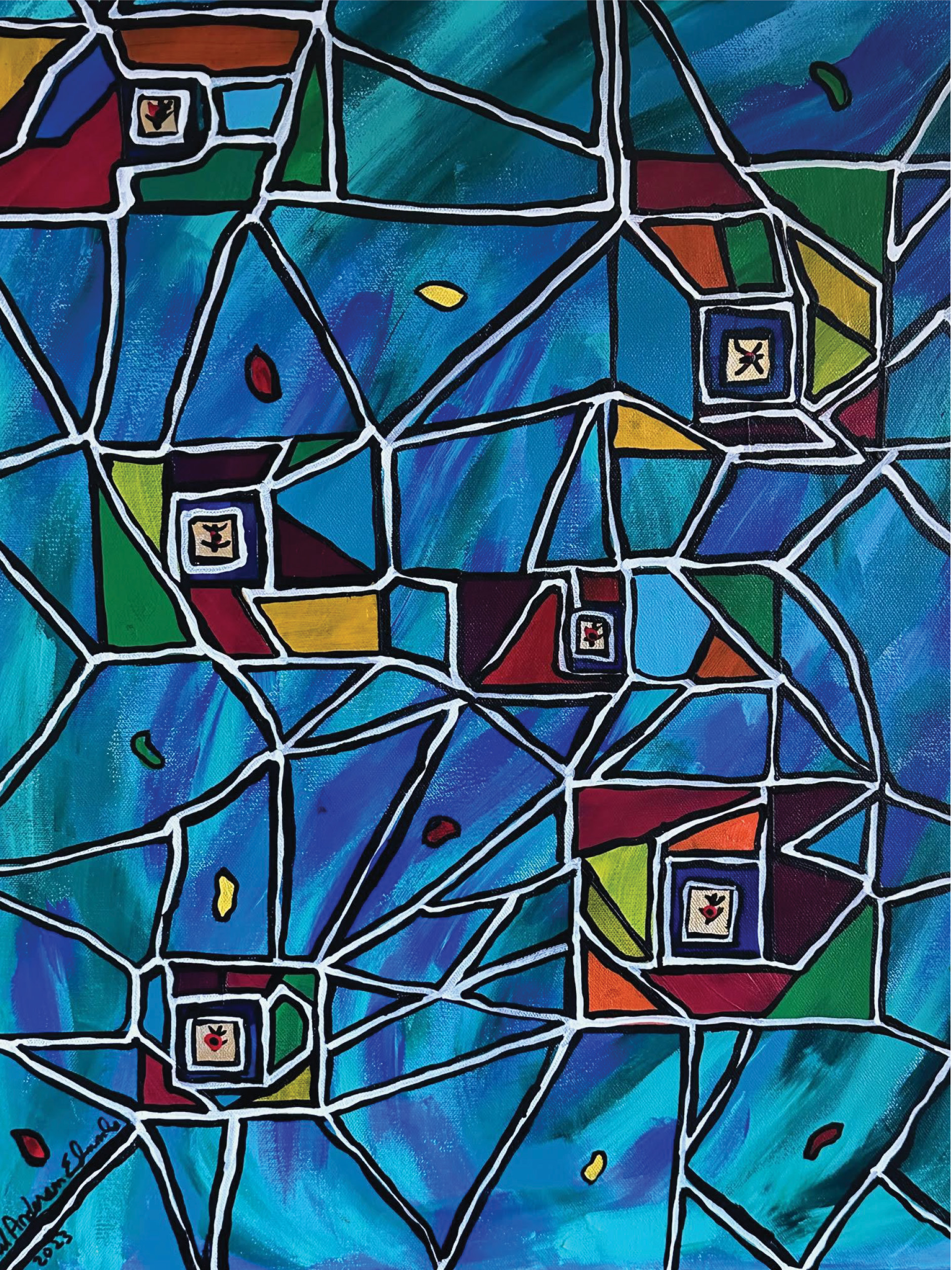 Paul Edmonds stained glass work