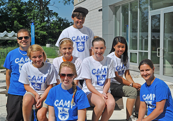 Camp U campers and counsellors 