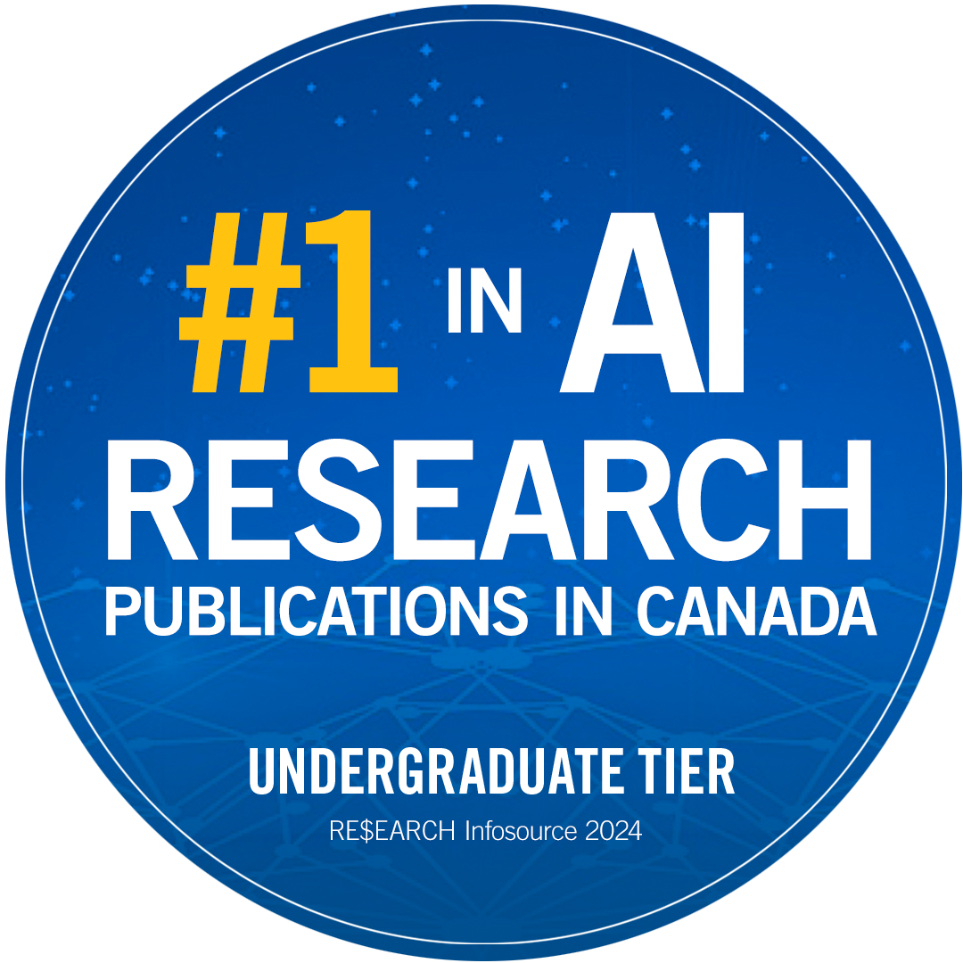 Among Canada's top 3 research universities of the year (undergraduate category)