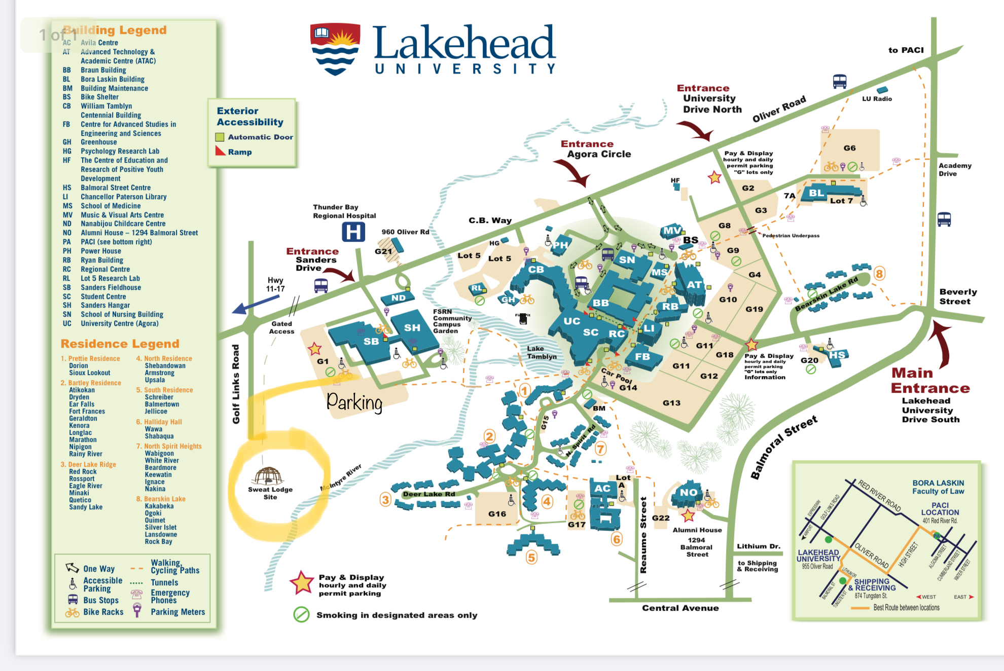 LU campus map