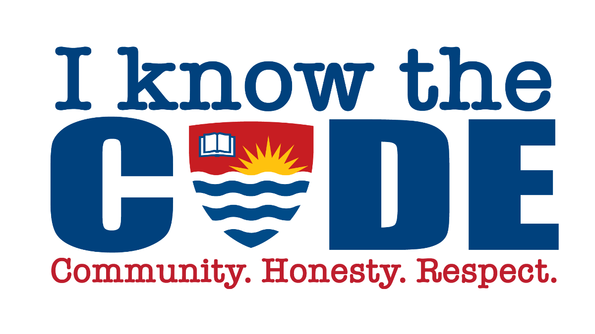 I Know the Code Logo- Community, honesty, respect. 
