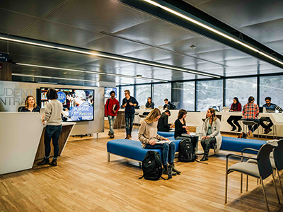 Student Central, a location for our students to have any questions they may have  answered