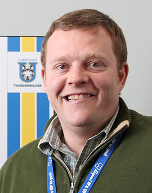 Neil Quinn, new Athletic and Recreation Facilitator at Lakehead Orillia