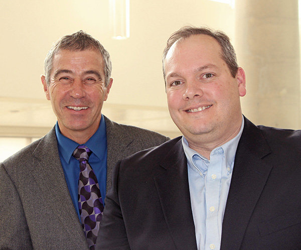 Paul Weber and scholarship winner David French
