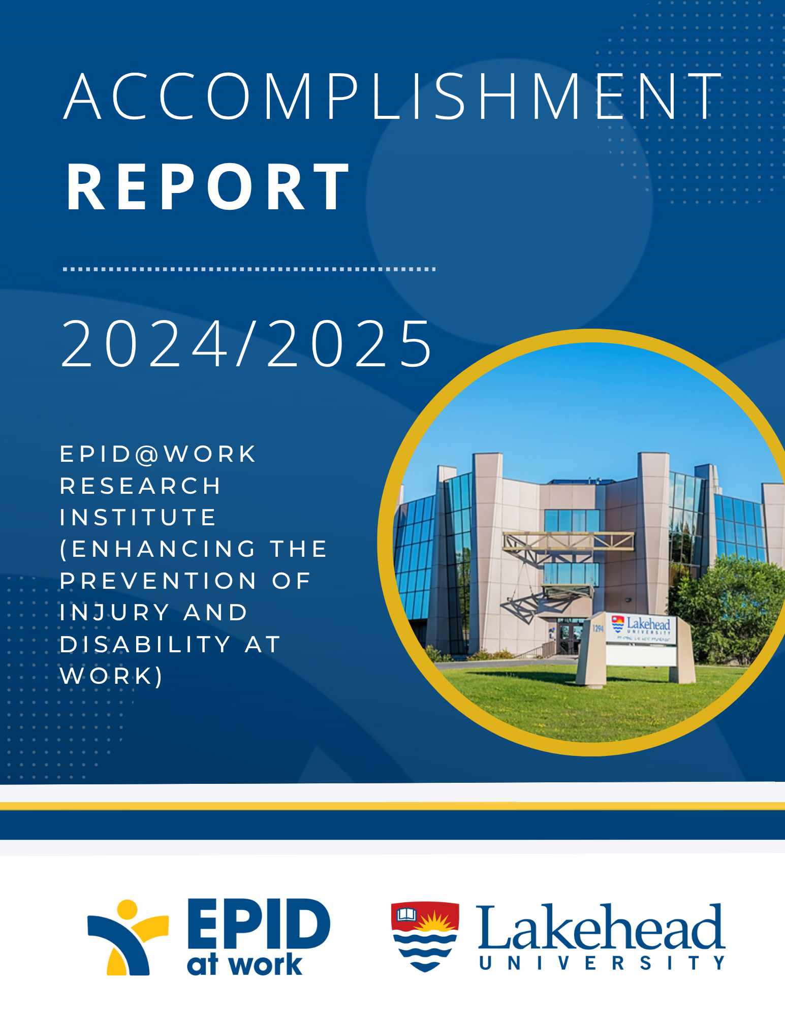 EPID@Work Accomplishment Report 2024-2025