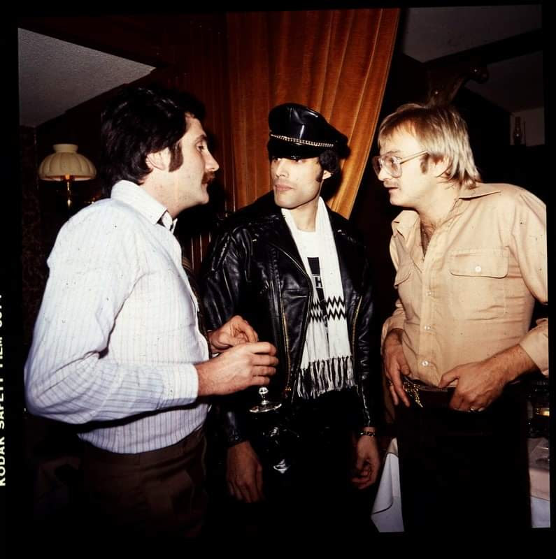 Freddie Mercury and Nick Panaseiko at a Toronto nightclub
