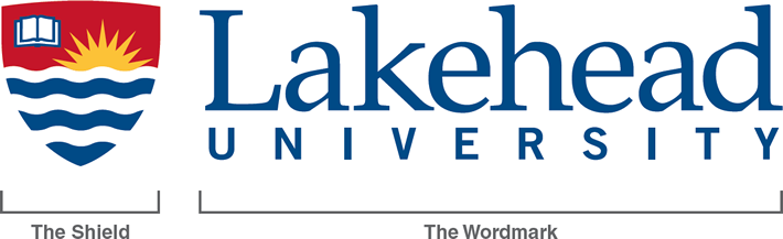 Lakehead University Shield with Wordmark