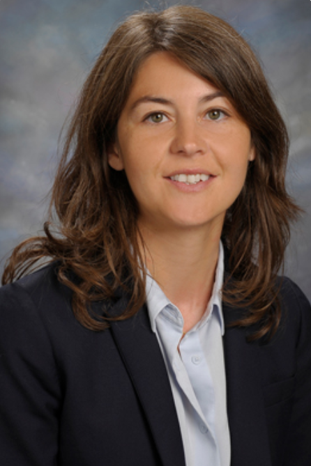 Larissa Speak wearing a shirt and blazer