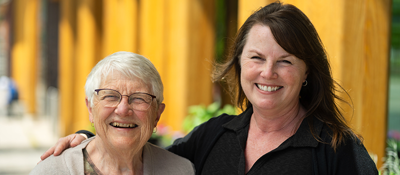 Dara and her mother Lyn McLeod enjoy a sunny afternoon at Thunder Bay’s Marina Park.