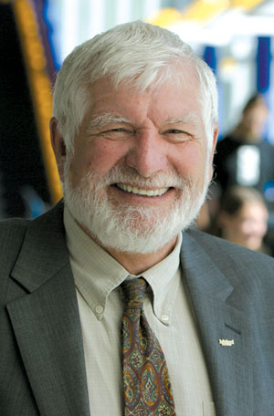 Lakehead President Dr. Fred Gilbert smiling