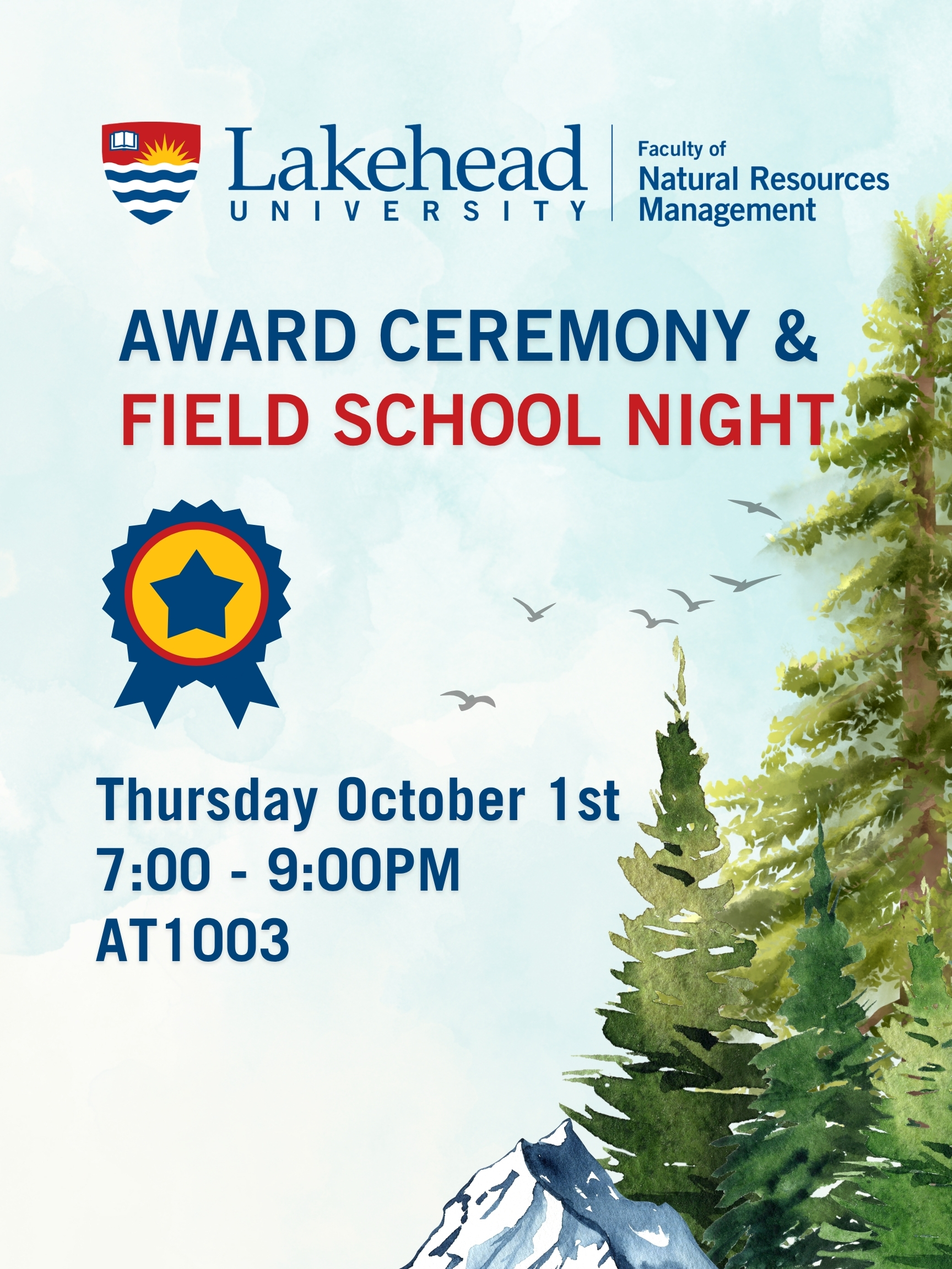 NRM Award Ceremony & Field School Night NRM Award Ceremony & Field School Night