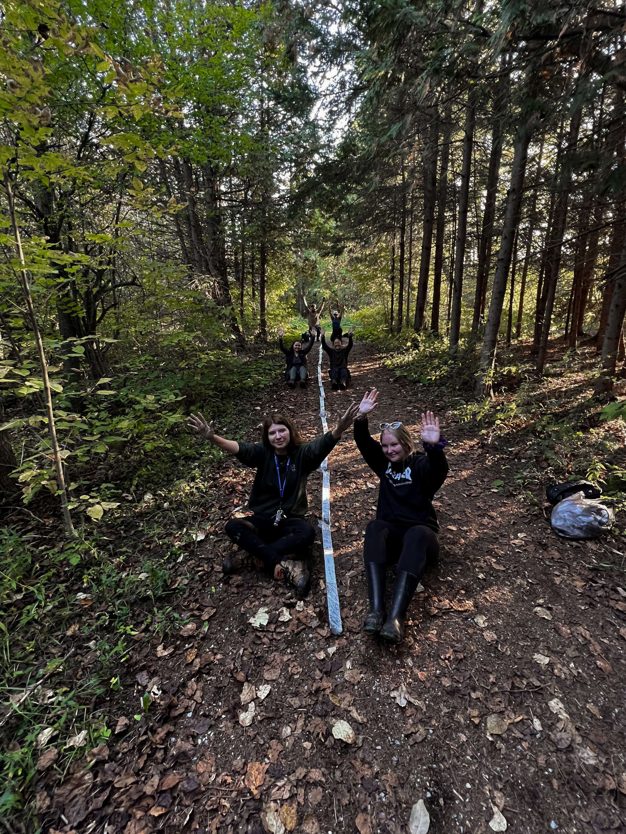 Can you see how long the Langman core is! - Photo by Lily E.