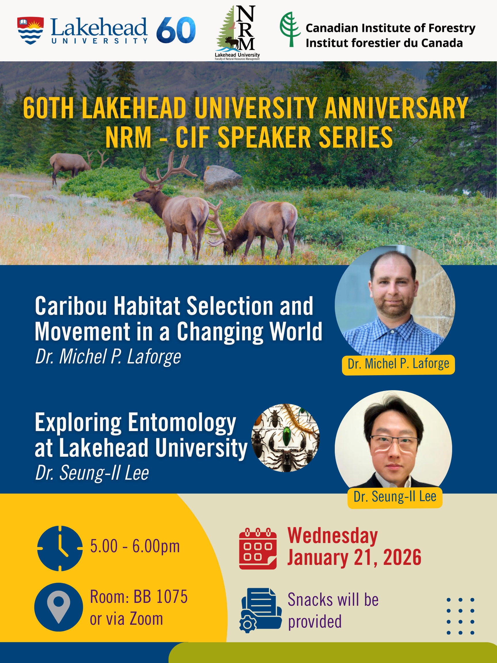 Caribou Research and Entomology in NRM–CIF Speaker Series