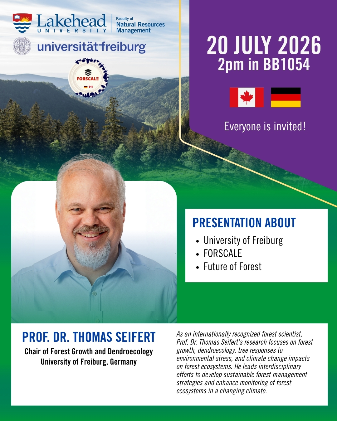 Presentation by Prof. Dr. Thomas Seifert from University of Freiburg, Germany Presentation by Prof. Dr. Thomas Seifert from University of Freiburg, Germany