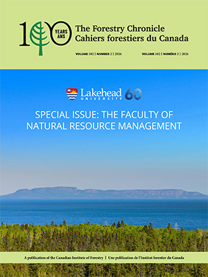 SPECIAL ISSUE: THE FACULTY OF NATURAL RESOURCE MANAGEMENT SPECIAL ISSUE: THE FACULTY OF NATURAL RESOURCE MANAGEMENT