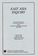 Cover of East Asia Inquiry