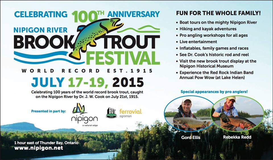 Nipigon Brook Trout Festival Poster