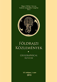 Image of Földrajzi Közleménye Cover