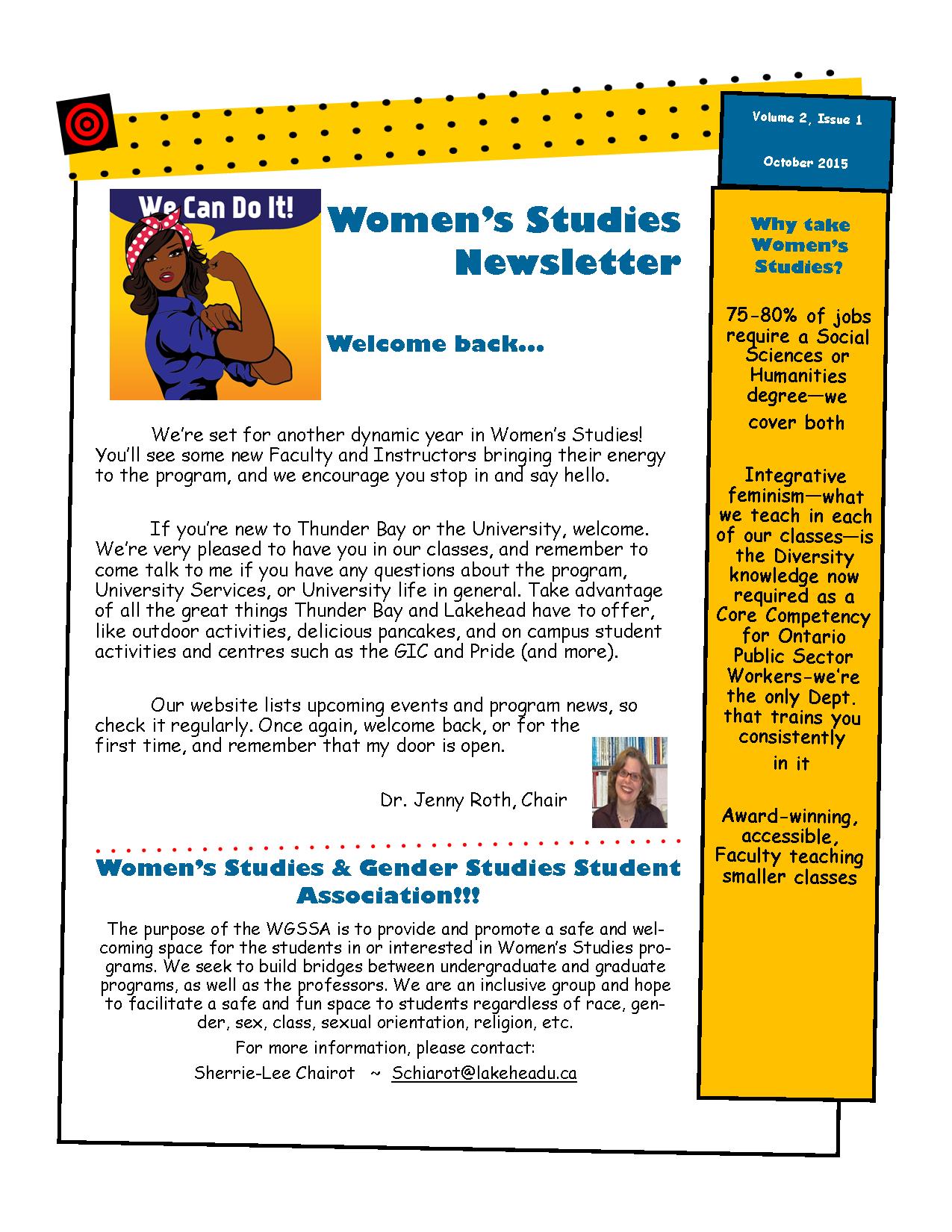 Women's Studies Newsletter