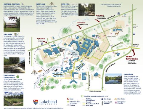 Sustainability Campus Map