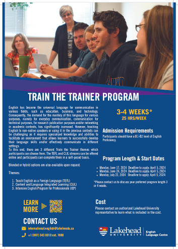 Train the Trainer Poster