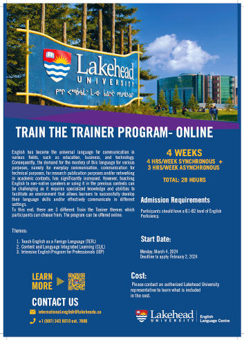 Train the Trainer Online Poster